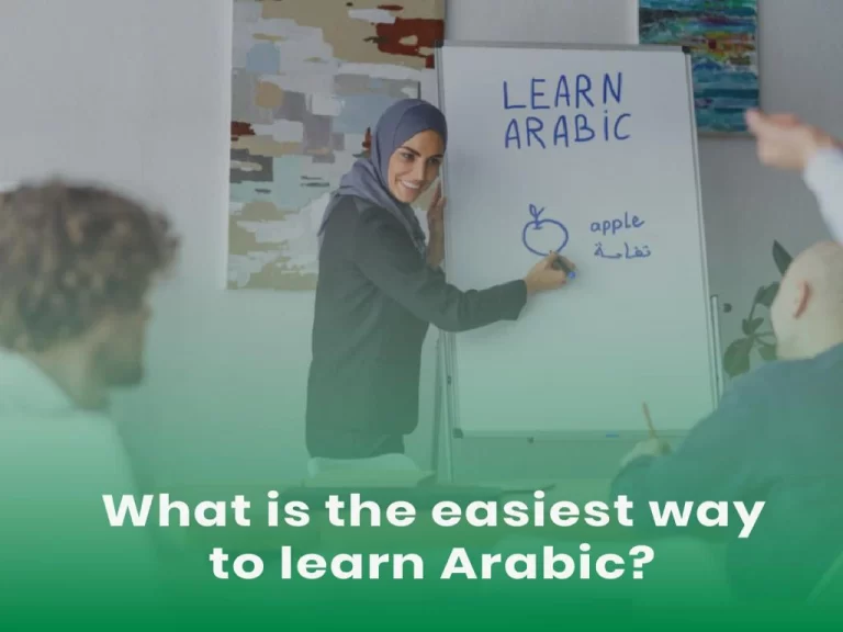 What is the easiest way to learn Arabic?